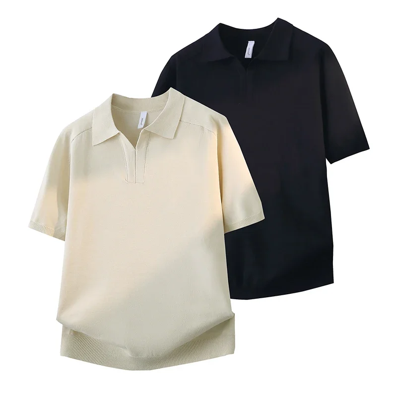 New Arrival Solid Men's Short-Sleeve T-Shirt Fashion Versatile Casual Lapel Polo Shirt Comfort Pullover Outdoor-Homewear Tops
New Arrival Solid Men's Short-Sleeve T-Shirt Fashion Versatile Casual Lapel Polo Shirt Comfort Pullover Outdoor-Homewear Tops