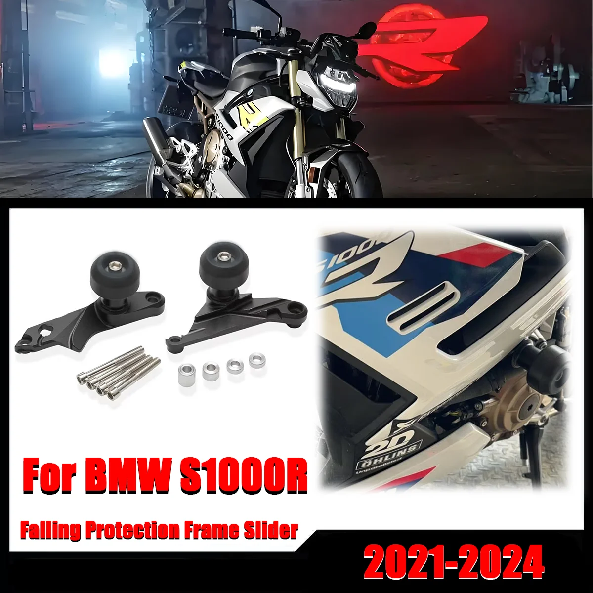 Для BMW S1000R 2021-2023 2024, модифицированный корпус, защита от падения, шарик, защита двигателя, бампер, аксессуары для мотоциклов 2021 2022
Для BMW S1000R 2021-2023 2024, модифицированный корпус, защита от падения, шарик, защита двигателя, бампер, аксессуары для мотоциклов 2021 2022