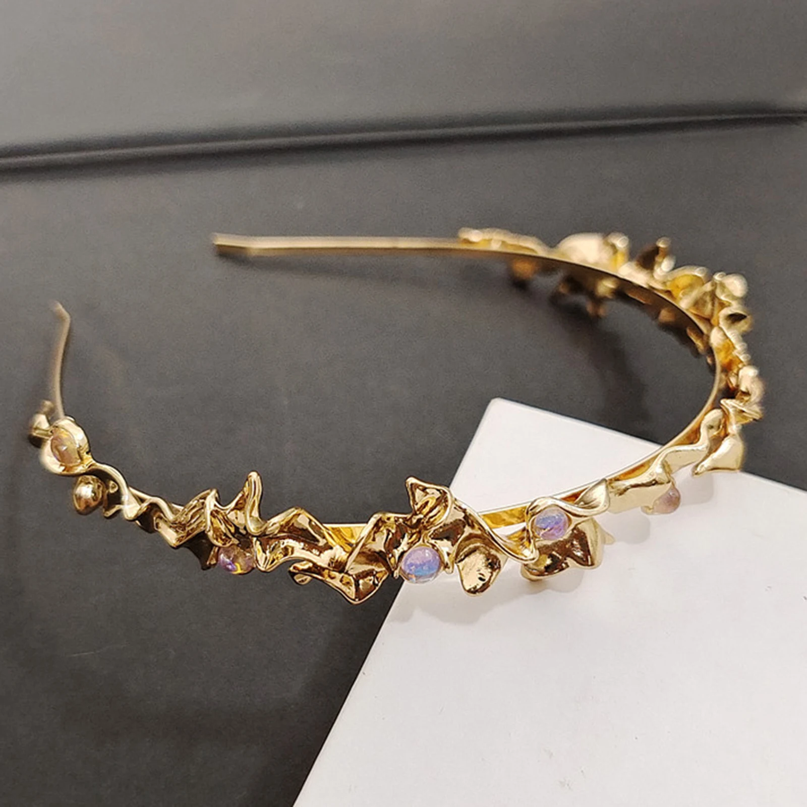 Golden Headb Girls Bridal Hair Accessories Decor Bride Rhinestone Party Hairstyle Metal Hairb Durable Alloy Bright Luster
Golden Headb Girls Bridal Hair Accessories Decor Bride Rhinestone Party Hairstyle Metal Hairb Durable Alloy Bright Luster