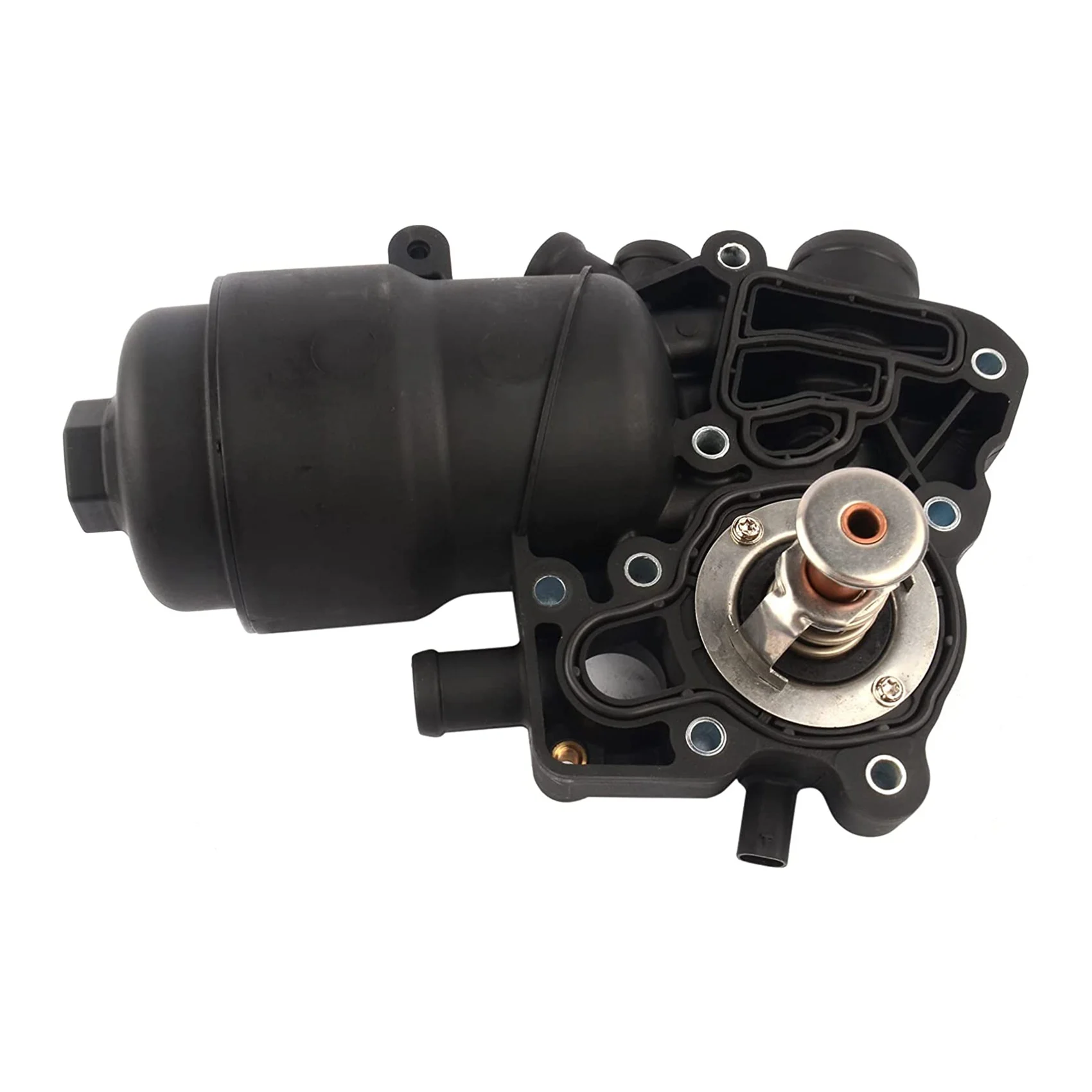 059115389P Engine Oil Filter Housing W/Coolant Thermostat Replacement for -Audi A6 A7 A8 Q5 Q7 Touareg 3.0L 2013-2016
059115389P Engine Oil Filter Housing W/Coolant Thermostat Replacement for -Audi A6 A7 A8 Q5 Q7 Touareg 3.0L 2013-2016