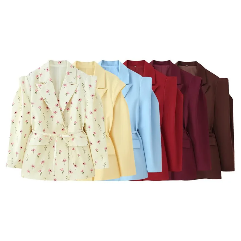 Elegant Wide Shoulder Suit Jacket With Belt Fashionable Waist-Cinching Women's Fashion Outerwear Wholesale New Arrival
Elegant Wide Shoulder Suit Jacket With Belt Fashionable Waist-Cinching Women's Fashion Outerwear Wholesale New Arrival