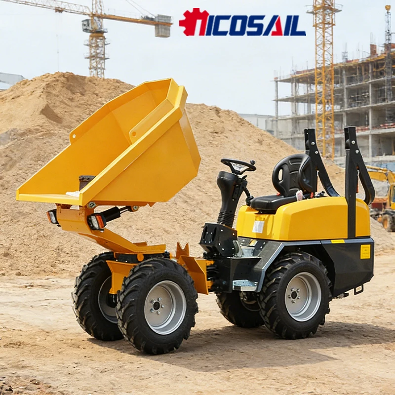 4x4 Hydraulic Dumper 1.5 Ton CE Approved Tracked Dumper for Narrow Space Construction EU
4x4 Hydraulic Dumper 1.5 Ton CE Approved Tracked Dumper for Narrow Space Construction EU