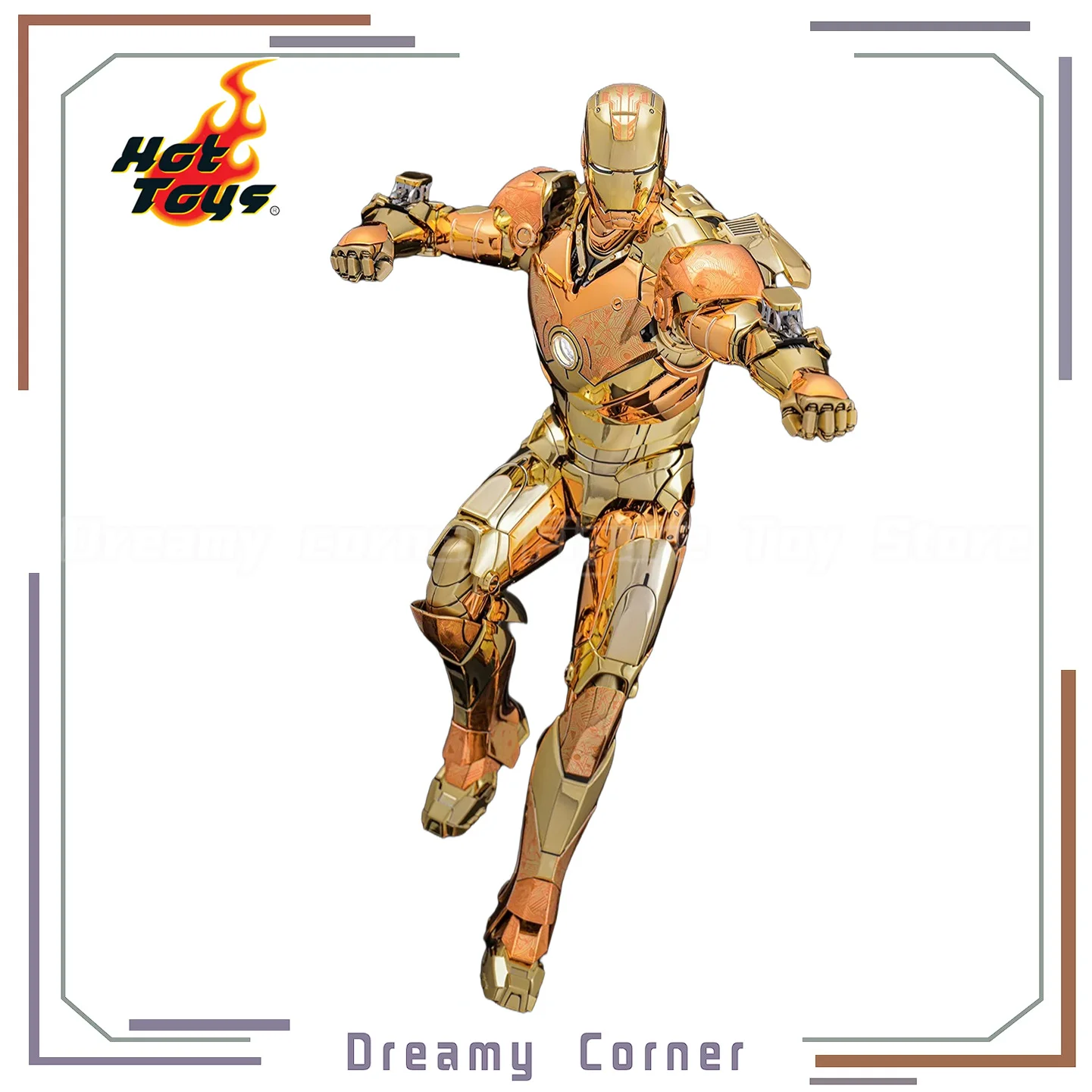 【In Stock】Hot Toys MMS848D78 IRON MAN Mark III Golden & Copper Gold Version 1/6 Action Figure
【In Stock】Hot Toys MMS848D78 IRON MAN Mark III Golden & Copper Gold Version 1/6 Action Figure