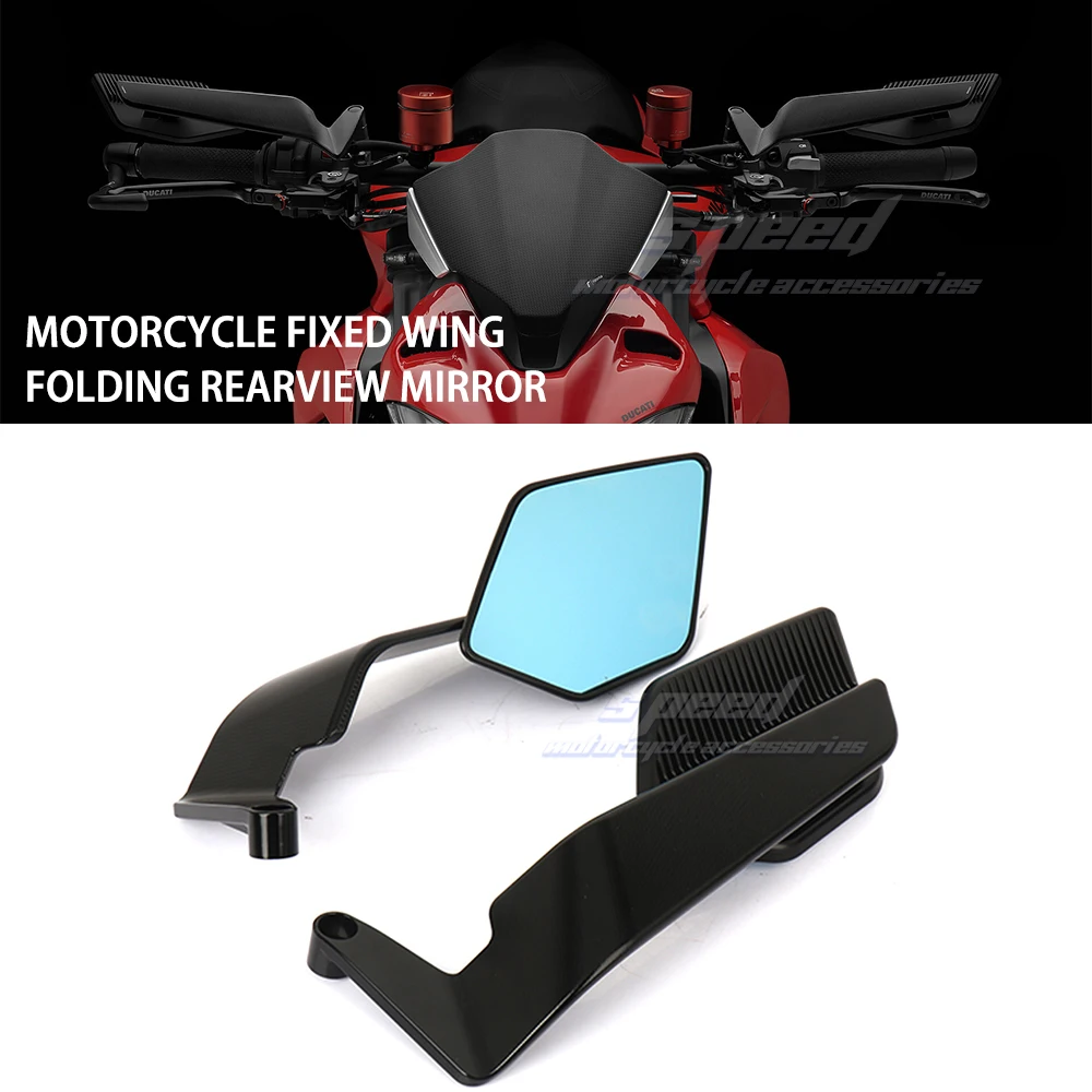 For Ducati Streetfighter V2 V4 V4S Accessories Mirror 2020-2025 STREETFIGHTER V2 V4 Motorcycle Mirrors Stealth Winglets Mirror
For Ducati Streetfighter V2 V4 V4S Accessories Mirror 2020-2025 STREETFIGHTER V2 V4 Motorcycle Mirrors Stealth Winglets Mirror