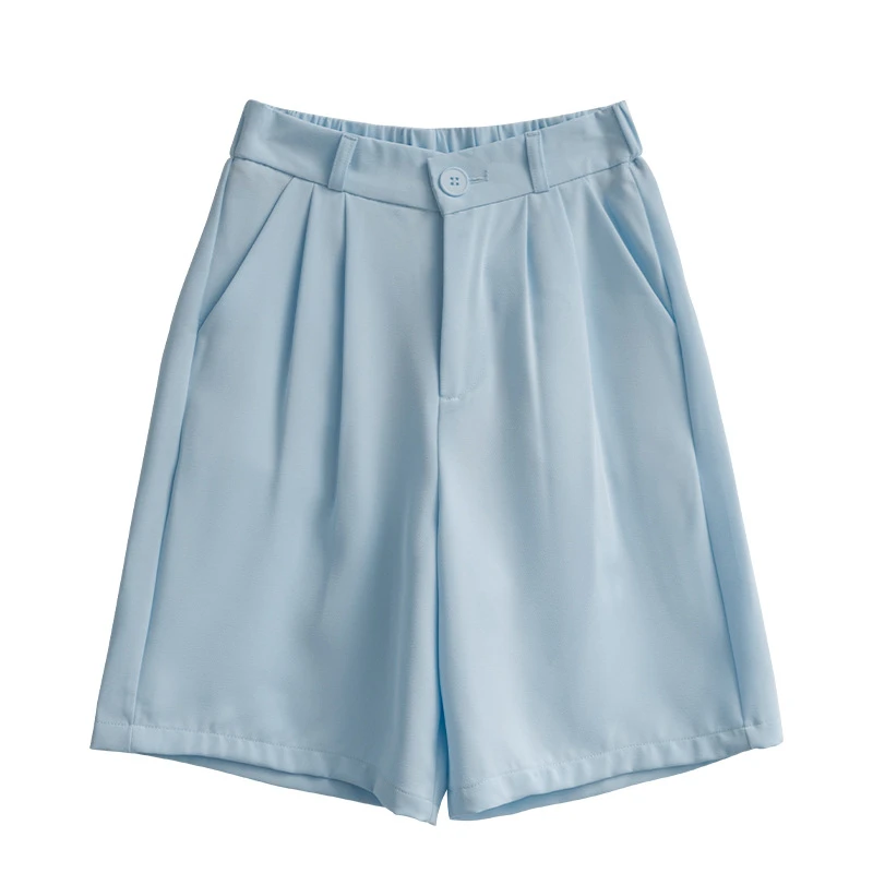 Women's High Waist Wide Leg Shorts Summer Lightweight Straight Cut Casual Mid Thigh Shorts for Office Lady
Women's High Waist Wide Leg Shorts Summer Lightweight Straight Cut Casual Mid Thigh Shorts for Office Lady