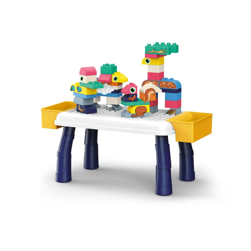 Creative soft Bricks Multifunctional Learning Table Foldable Building Blocks Table Set Boys Girls Assemble Puzzle Toys
Creative soft Bricks Multifunctional Learning Table Foldable Building Blocks Table Set Boys Girls Assemble Puzzle Toys