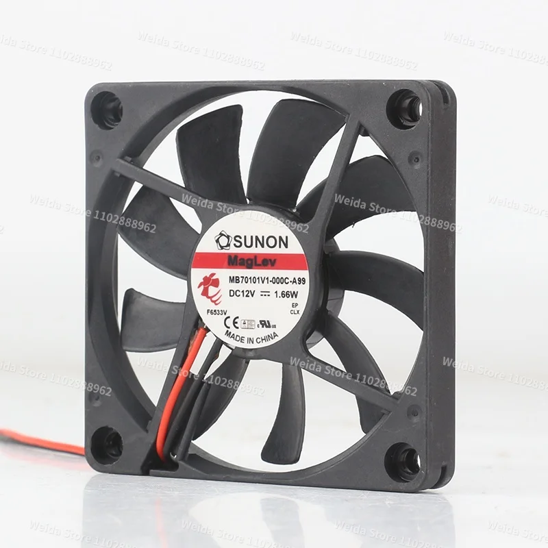 Jianzhun SUNON 7CM MB70101V1-000C-A99 5V 24V 48V DC12V 1.66W 7010 70X70X10MM Cooling Fan
Jianzhun SUNON 7CM MB70101V1-000C-A99 5V 24V 48V DC12V 1.66W 7010 70X70X10MM Cooling Fan