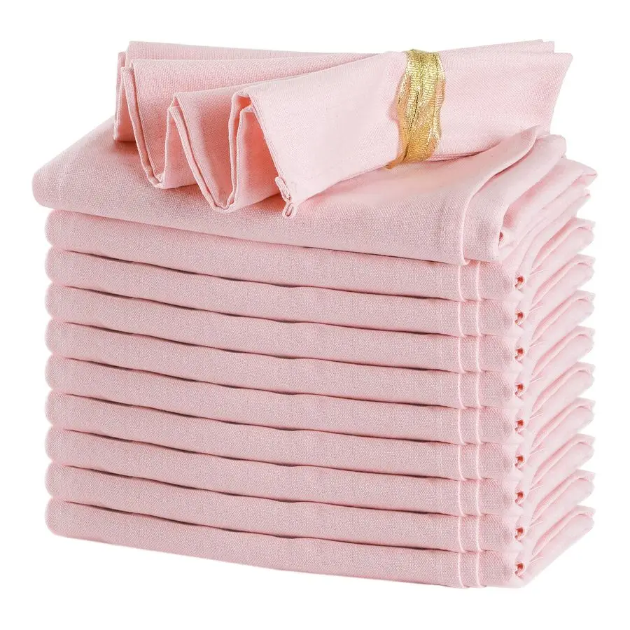 Set of 40 Pink Cloth Linen Napkins Bulk Reusable Cotton Dinner Napkin 16 x 16 Inch Washable Pastel Soft Table Napkins for Valent
Set of 40 Pink Cloth Linen Napkins Bulk Reusable Cotton Dinner Napkin 16 x 16 Inch Washable Pastel Soft Table Napkins for Valent