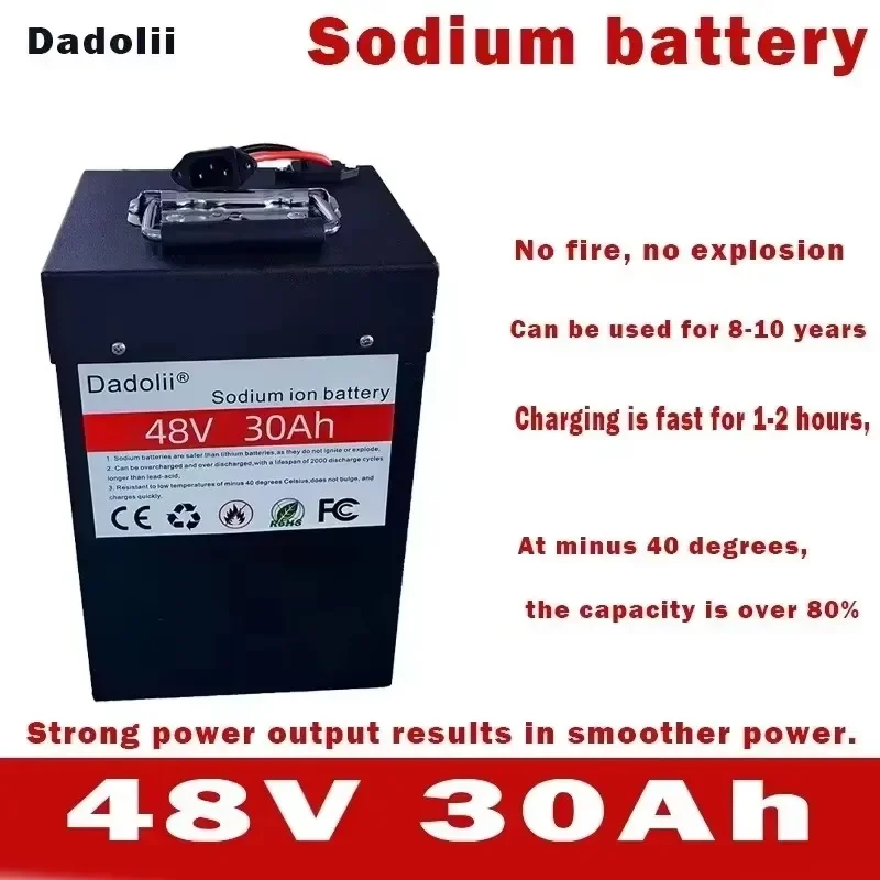 New 2025 Electric vehicle sodium battery 48v30Ah60V30Ah -40 ° C battery, electric motorcycle tricycle lithium battery
New 2025 Electric vehicle sodium battery 48v30Ah60V30Ah -40 ° C battery, electric motorcycle tricycle lithium battery