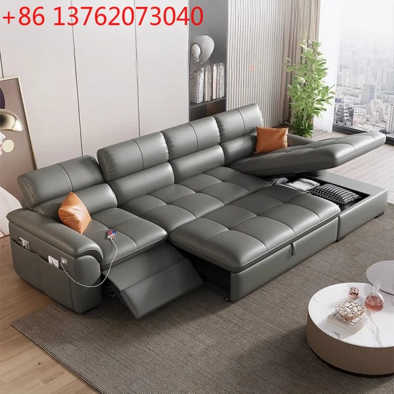 Designer Leather Sofa Living Room Ajustable Lounge Foldable Sofa Reclinable Modular Minimalist Woonkamer Banken Lounge Furniture
Designer Leather Sofa Living Room Ajustable Lounge Foldable Sofa Reclinable Modular Minimalist Woonkamer Banken Lounge Furniture