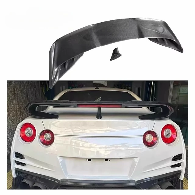 For Nissan GTR R35 OEM Style Carbon Spoiler Body Kit GTR R35 Carbon Fiber Rear Spoiler Wing
For Nissan GTR R35 OEM Style Carbon Spoiler Body Kit GTR R35 Carbon Fiber Rear Spoiler Wing