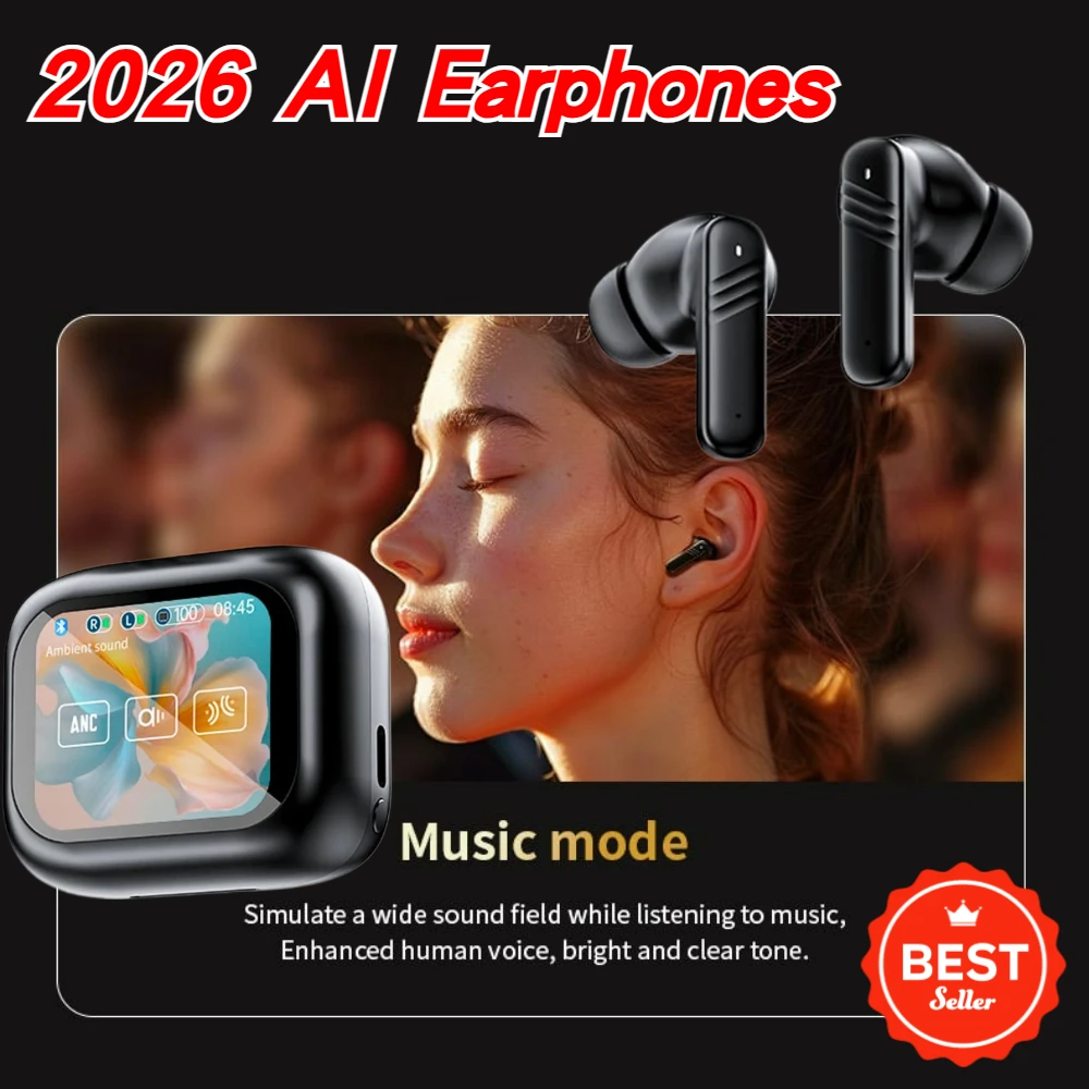 2026 AI ANC наушники-вкладыши беспроводной Bluetooth 54 Hi-Fi стереозвук 40 часов воспроизведения IPX7 водонепроницаемый сенсорный режим игрового режима
2026 AI ANC наушники-вкладыши беспроводной Bluetooth 54 Hi-Fi стереозвук 40 часов воспроизведения IPX7 водонепроницаемый сенсорный режим игрового режима