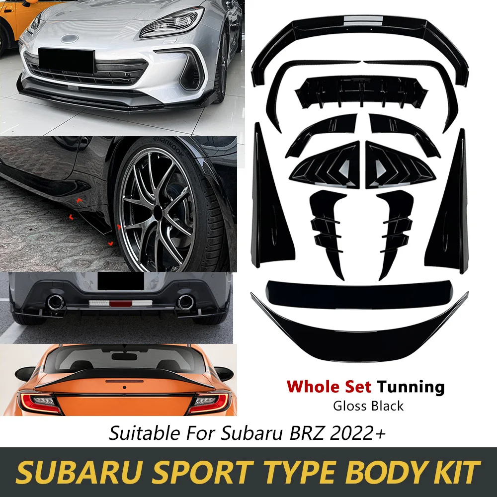 Full Body Ktis For Subaru BRZ Toyota GR86 2022+ Glossy Black Sport Front Bumper Side Skirt Rear Diffuser Spoiler Body Tuning
Full Body Ktis For Subaru BRZ Toyota GR86 2022+ Glossy Black Sport Front Bumper Side Skirt Rear Diffuser Spoiler Body Tuning