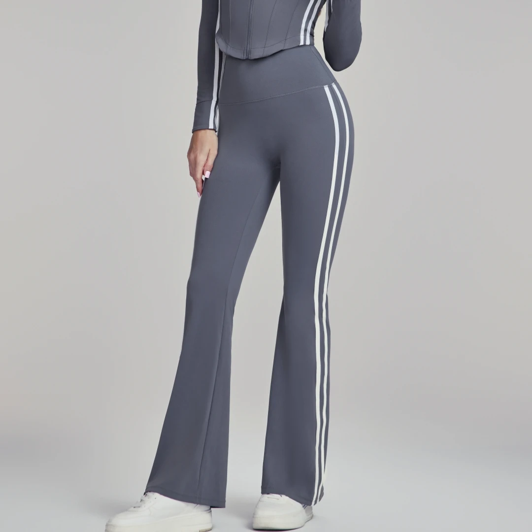 Fitness Yoga Pants Women Slimming High Waisted Striped Flared Pants Casual Versatile Sports Pants Running Trousers Sportswear
Fitness Yoga Pants Women Slimming High Waisted Striped Flared Pants Casual Versatile Sports Pants Running Trousers Sportswear