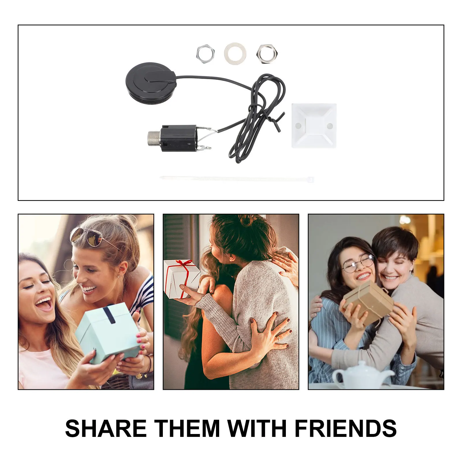 1 Set Pickup Transducer For Acoustic Guitar Violin Ukulele Piezo Patch With Cable Self-Adhesive Instrument Tuning Tool Guitar
1 Set Pickup Transducer For Acoustic Guitar Violin Ukulele Piezo Patch With Cable Self-Adhesive Instrument Tuning Tool Guitar