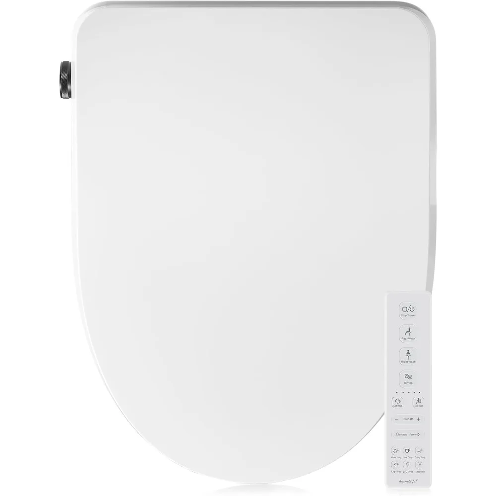 Bidet, Elongated Smart Bidet Toilet Seat, Warm Water, Heated Toilet Seat with Remote Control, Dryer, Rear and Front Wash, Bidet
Bidet, Elongated Smart Bidet Toilet Seat, Warm Water, Heated Toilet Seat with Remote Control, Dryer, Rear and Front Wash, Bidet