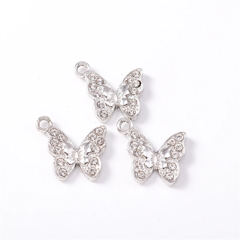 Duarte 20Pcs/Lot Cute Crystal Metal Flying Butterfly Charms Pendants for Jewelry Making Earrings Necklaces DIY Crafts Supplies
Duarte 20Pcs/Lot Cute Crystal Metal Flying Butterfly Charms Pendants for Jewelry Making Earrings Necklaces DIY Crafts Supplies