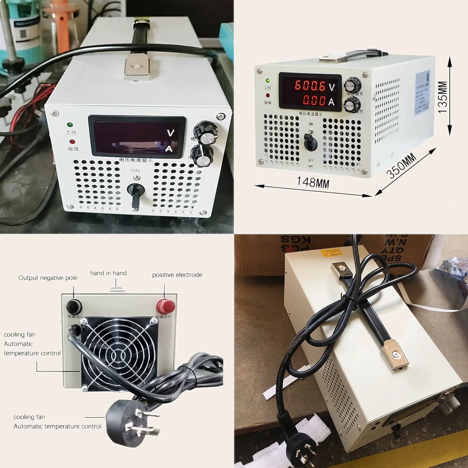 2000W High Voltage Adjustable DC Stabilized Switching Power Supply 60V 10A
2000W High Voltage Adjustable DC Stabilized Switching Power Supply 60V 10A