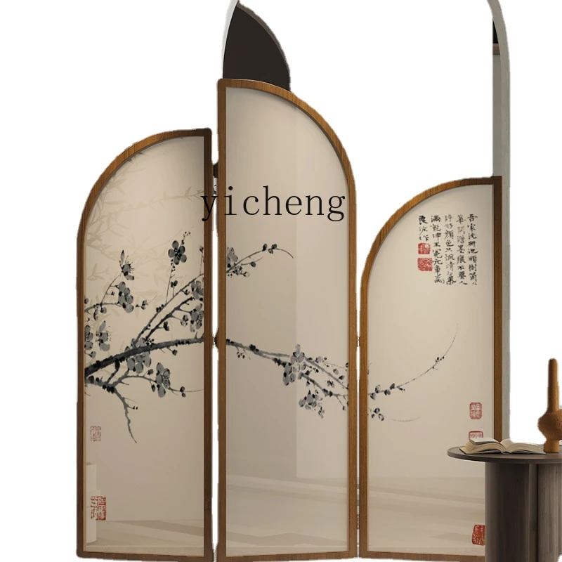 Chinese Retro Ink Plum Screen Partition Solid Wood Folding Entrance Block Home Tea Room
Chinese Retro Ink Plum Screen Partition Solid Wood Folding Entrance Block Home Tea Room