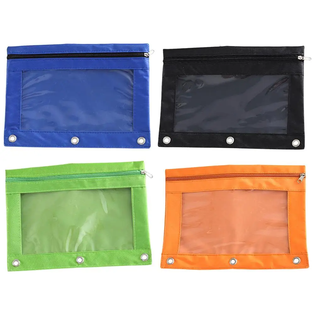 4 Pcs Binder Pencil Pouch Oxford Cloth Detachable Zipper Pen Holder Stationery Bag for School Office Loose Leaf Pocket Storage
4 Pcs Binder Pencil Pouch Oxford Cloth Detachable Zipper Pen Holder Stationery Bag for School Office Loose Leaf Pocket Storage