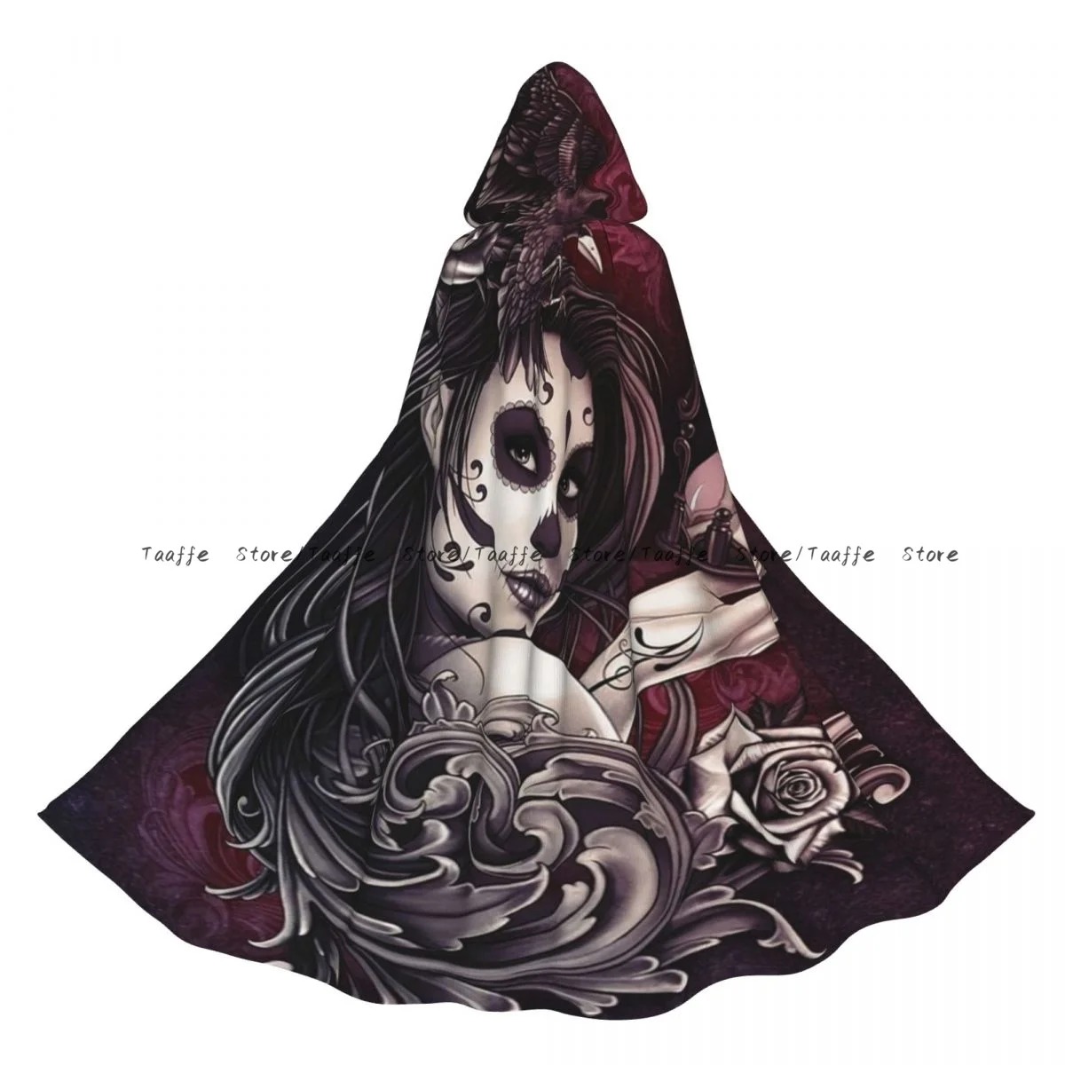 Унисекс Хэллоуин Плащ Сахарный Череп Девушка Арт Накидка С Капюшоном Средневековый Костюм Ведьмы Викка Вампир
Унисекс Хэллоуин Плащ Сахарный Череп Девушка Арт Накидка С Капюшоном Средневековый Костюм Ведьмы Викка Вампир