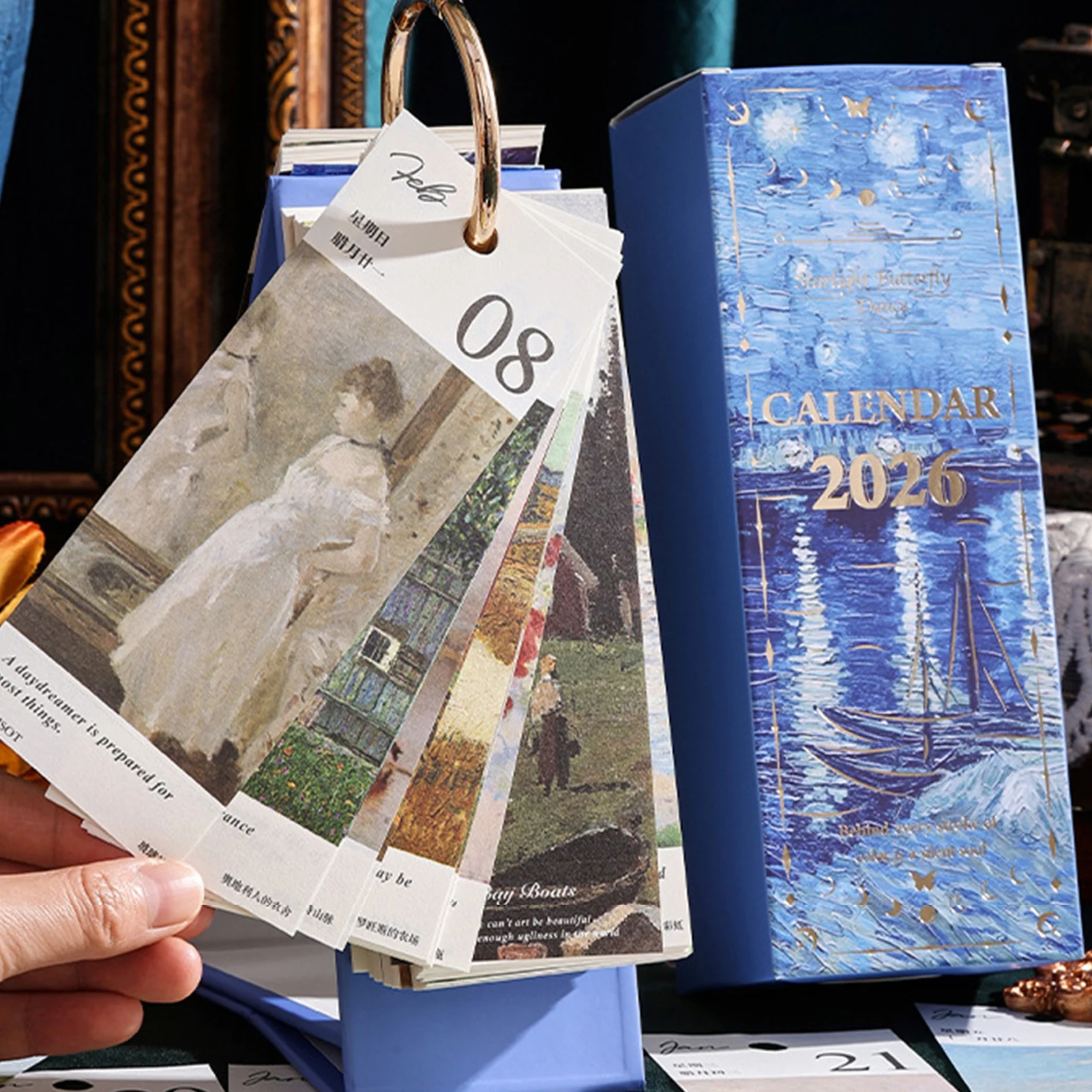 2026 Vintage Oil Painting Desk Calendar 365 Days Calendar With Inspirational Quotes Home Office Desktop Ornaments
2026 Vintage Oil Painting Desk Calendar 365 Days Calendar With Inspirational Quotes Home Office Desktop Ornaments