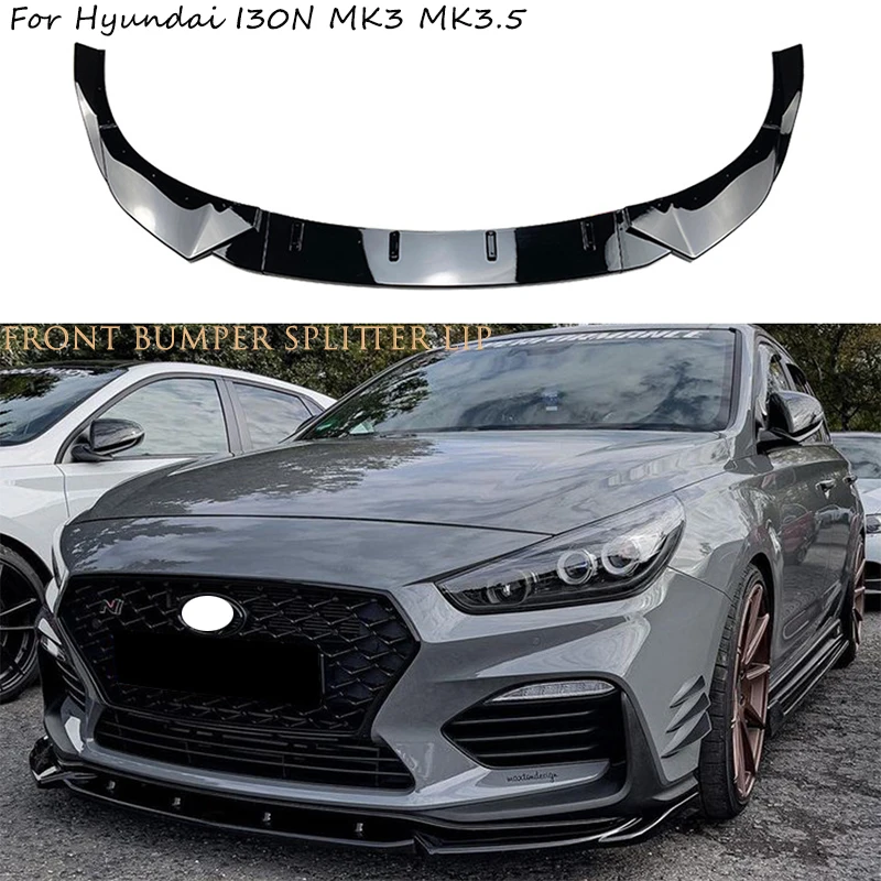 Car Front Bumper Splitter Lip Spoiler Diffuser Guard Body Kit Cover For Hyundai I30N MK3 MK3.5 Hatchback 2017~2019 2020~2022
Car Front Bumper Splitter Lip Spoiler Diffuser Guard Body Kit Cover For Hyundai I30N MK3 MK3.5 Hatchback 2017~2019 2020~2022
