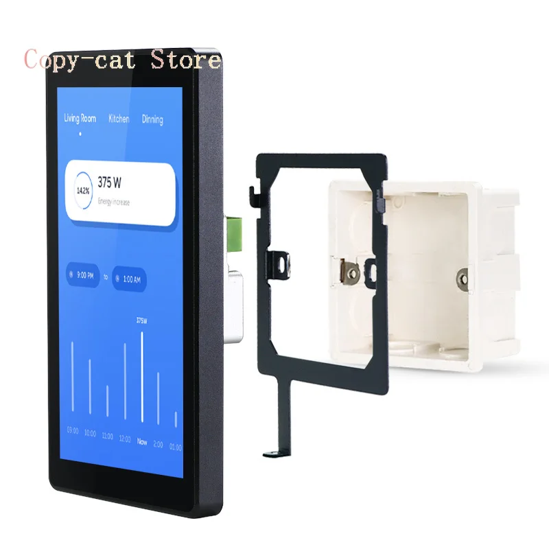 Панель управления умным домом, 5-дюймовый планшетный ПК с сенсорным экраном RS485 RJ45 POE, 32 ГБ ПЗУ, Android 13 для отелей, автомобилей, источник электропитания 
Панель управления умным домом, 5-дюймовый планшетный ПК с сенсорным экраном RS485 RJ45 POE, 32 ГБ ПЗУ, Android 13 для отелей, автомобилей, источник электропитания