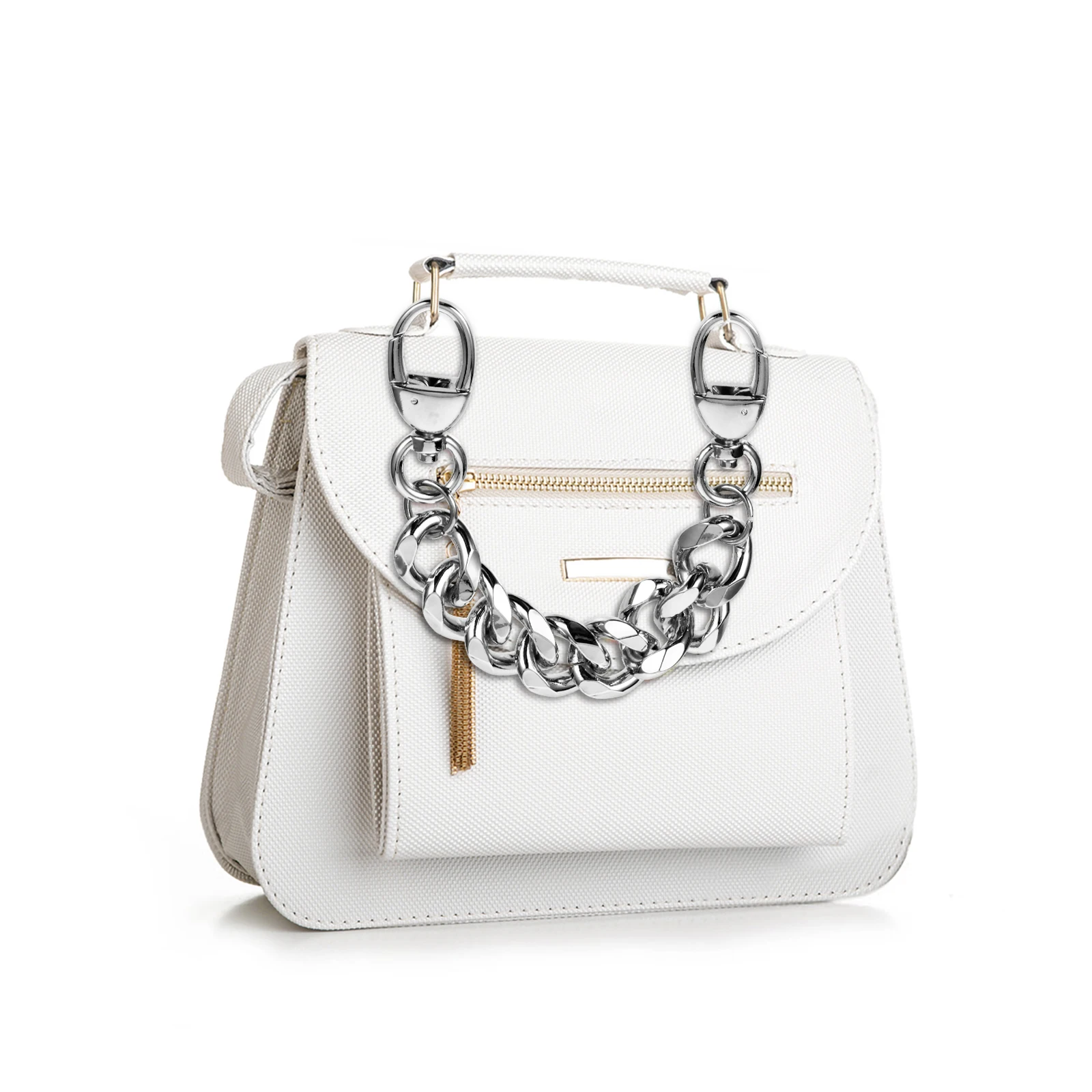 Metal Bag Chain Accessories Replacement Purse Strap Chunky Silver Women Handbags Fashion Durable Detachable Lightweight Sewing
Metal Bag Chain Accessories Replacement Purse Strap Chunky Silver Women Handbags Fashion Durable Detachable Lightweight Sewing