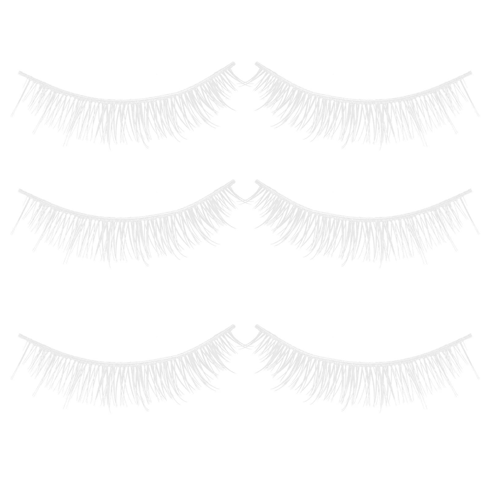 3 Pairs False Eyelashes White Short Natural Lashes for Daily Makeup Halloween Parties Soft Fiber Non Irritating Comfortable
3 Pairs False Eyelashes White Short Natural Lashes for Daily Makeup Halloween Parties Soft Fiber Non Irritating Comfortable