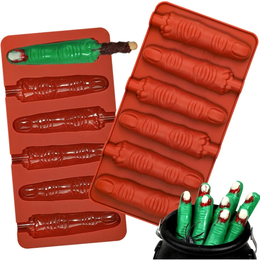 The Origil Halloween Witch Finger Chocolate Mold 6Cavity Finger Pretzel Rod Molds for Chocolate Pretzel Cookie Pack of 2
The Origil Halloween Witch Finger Chocolate Mold 6Cavity Finger Pretzel Rod Molds for Chocolate Pretzel Cookie Pack of 2