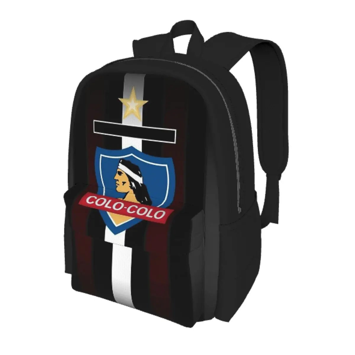Golden Colo-Colo Campeon DE Chile Student Backpack School Bag Hiking Travel Daypack for Men Women Bookbag Shoulder Bags
Golden Colo-Colo Campeon DE Chile Student Backpack School Bag Hiking Travel Daypack for Men Women Bookbag Shoulder Bags