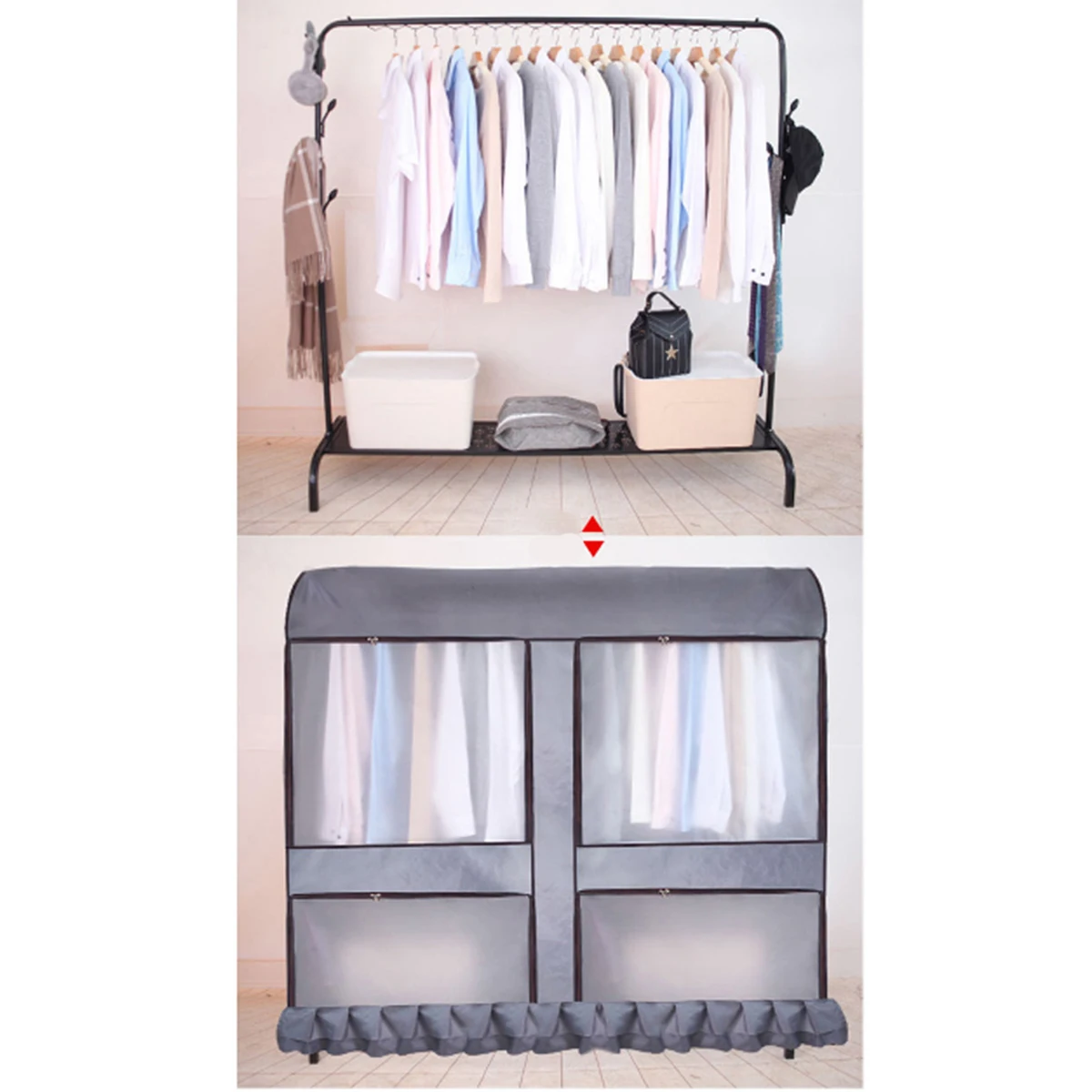 Dust Cover Moisture Waterproof Clothes Oxford Rack Hanging Garment Suit Bag Protective Cloth Insect Proof Storage Helper Best
Dust Cover Moisture Waterproof Clothes Oxford Rack Hanging Garment Suit Bag Protective Cloth Insect Proof Storage Helper Best