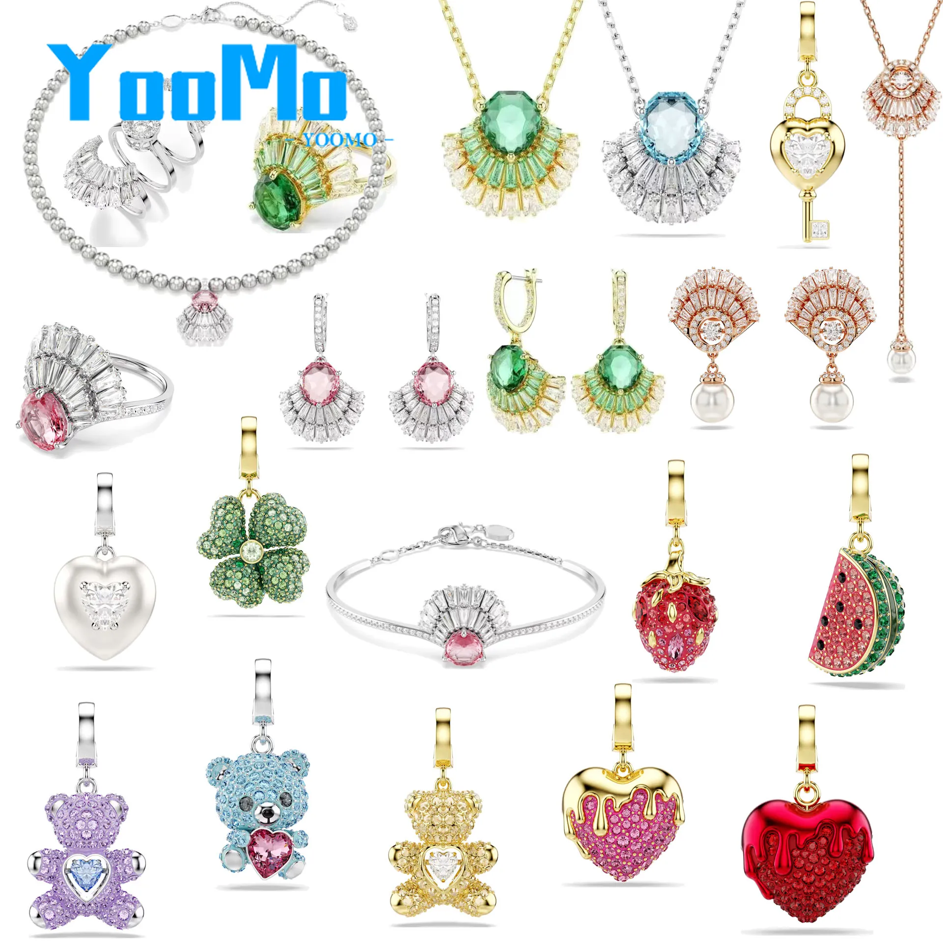 Shell Necklace Earrings New Original High Quality Red Crystal Sets Fine New Jewelry Charms Gift Christmas Accessories for Women
Shell Necklace Earrings New Original High Quality Red Crystal Sets Fine New Jewelry Charms Gift Christmas Accessories for Women