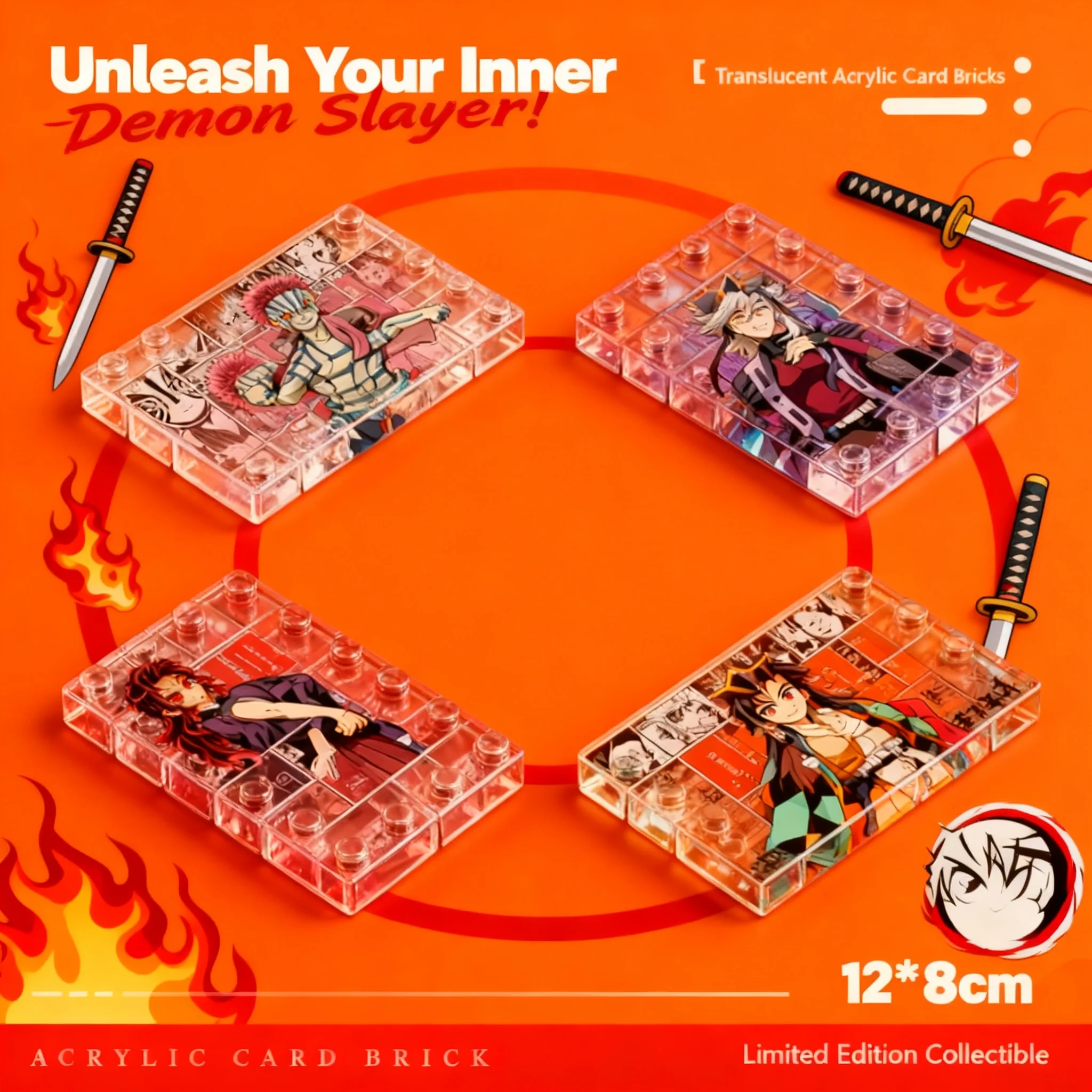 Demon Slayer Twelve Kizuki Muzan Kibutsuji Akaza Transparent Acrylic Standee Scene Display Light Box Anime Merchandise Figure
Demon Slayer Twelve Kizuki Muzan Kibutsuji Akaza Transparent Acrylic Standee Scene Display Light Box Anime Merchandise Figure
