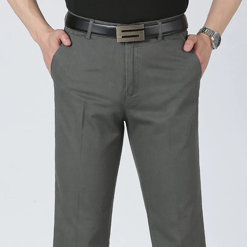Male Casual Cotton Men Trousers Solid Color Slim Fit Men's Pants New Spring Autumn High Quality Classic Business Pants Men Z28
Male Casual Cotton Men Trousers Solid Color Slim Fit Men's Pants New Spring Autumn High Quality Classic Business Pants Men Z28