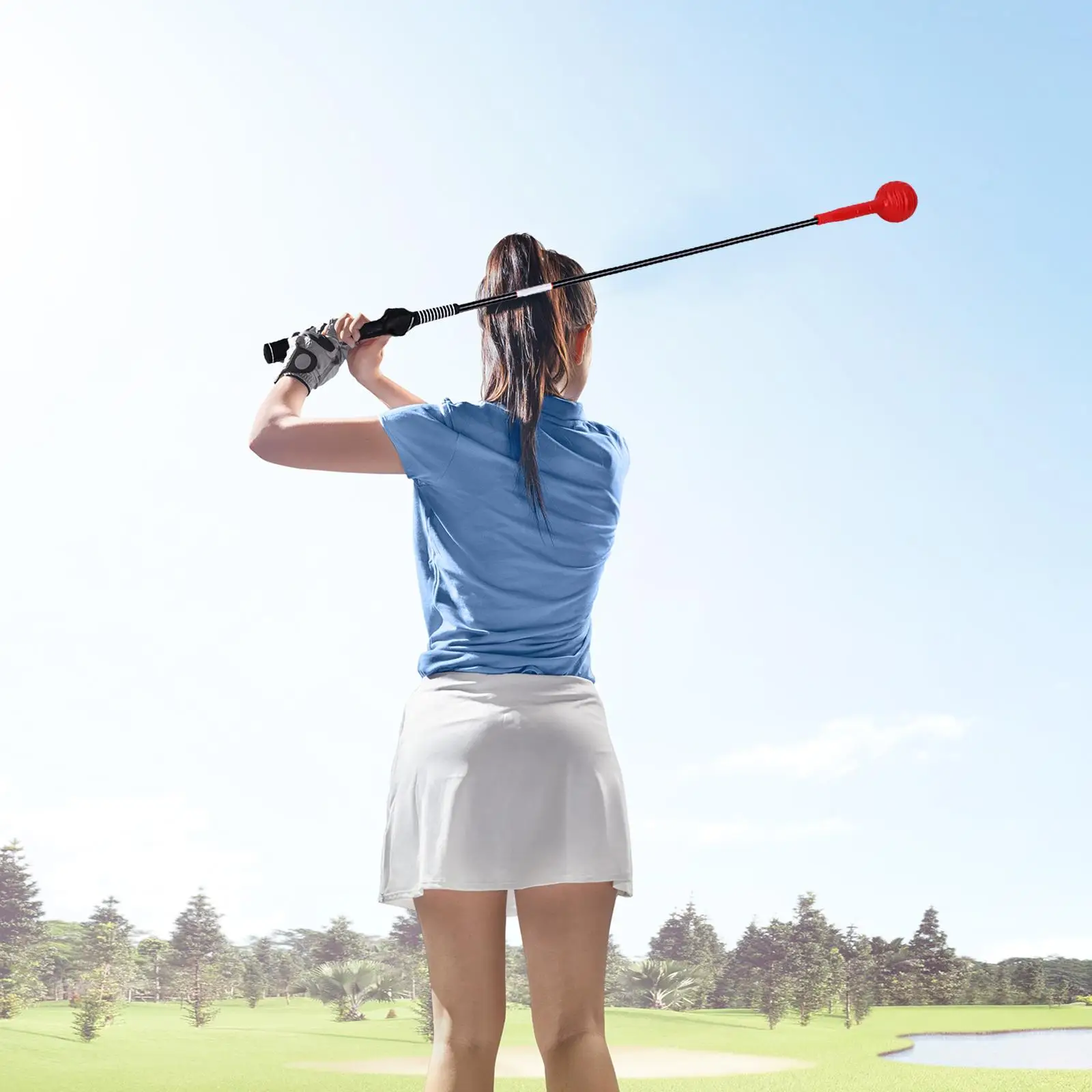 Rubber Golf Swing Trainer Stick Golf Club Grip Training Aid Equipment for Golf Sport Stretching Warm Up Practice
Rubber Golf Swing Trainer Stick Golf Club Grip Training Aid Equipment for Golf Sport Stretching Warm Up Practice