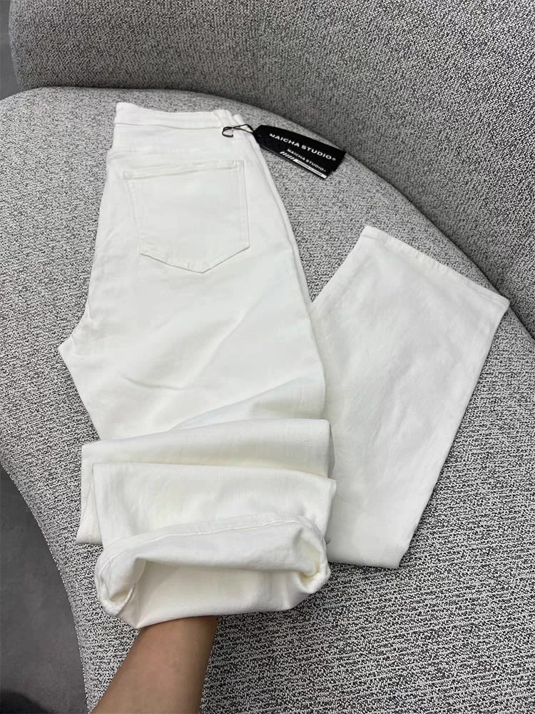 Мужские джинсы Cleanfit белые, прямые, зауженные, в американском стиле, модные, весенние, микро-клеш, молодежные, трендовые, летние
Мужские джинсы Cleanfit белые, прямые, зауженные, в американском стиле, модные, весенние, микро-клеш, молодежные, трендовые, летние