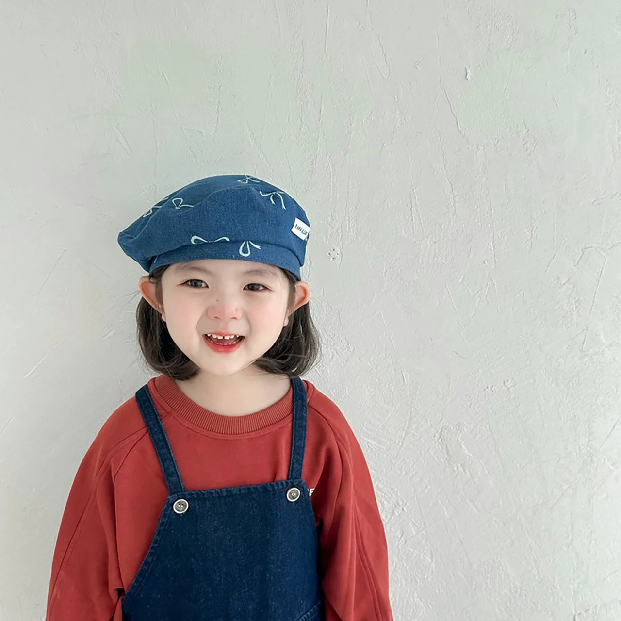 Blue Denim Bow Beret for Children Artist Painter Cap Fashion Plaid Octagonal Hat Spring Autumn Kids Girls Pumpkin Hats 1-6Year
Blue Denim Bow Beret for Children Artist Painter Cap Fashion Plaid Octagonal Hat Spring Autumn Kids Girls Pumpkin Hats 1-6Year