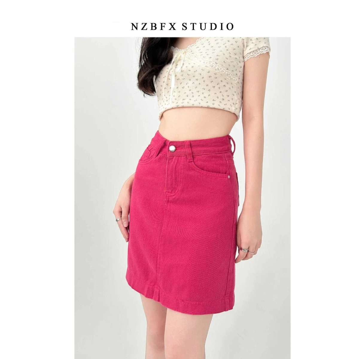 Summer Women's High Waist A-Line Skirt Slimming Denim ort Skirts Versatile Chic Girls Polyester Cotton Blend Casual Wear
Summer Women's High Waist A-Line Skirt Slimming Denim ort Skirts Versatile Chic Girls Polyester Cotton Blend Casual Wear