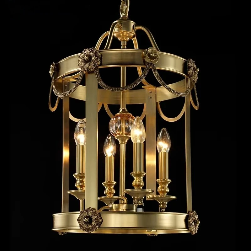American Vintage Pendant Lamp Classic Design Brass Lantern Simple Chandelier Custom Size Chandelier
American Vintage Pendant Lamp Classic Design Brass Lantern Simple Chandelier Custom Size Chandelier