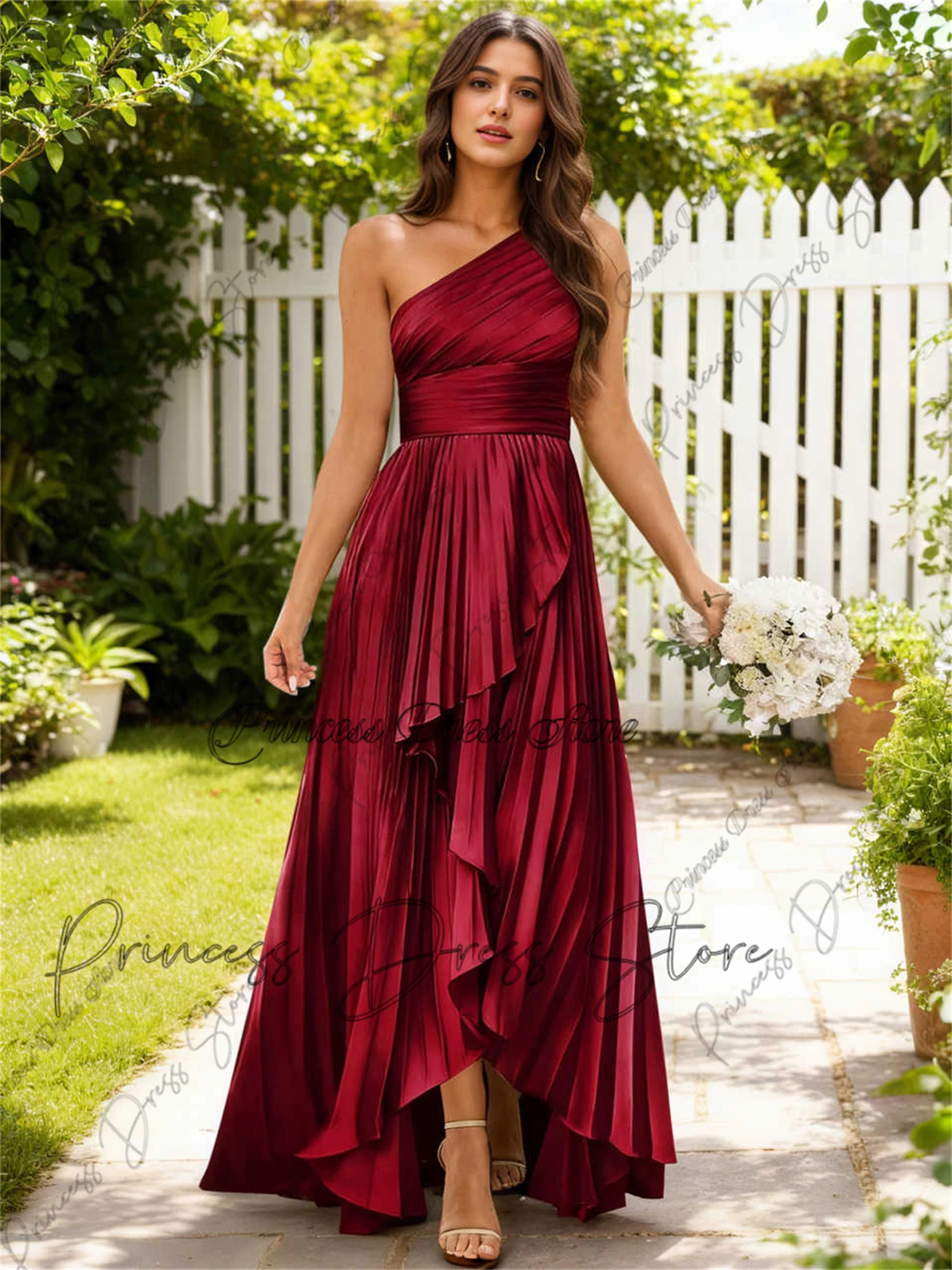 Elegant One Shoulder Mermaid Bridesmaid Dresses Formal Wedding Party Gowns Corset Evening Prom Dress Graduation 2026 Customized
Elegant One Shoulder Mermaid Bridesmaid Dresses Formal Wedding Party Gowns Corset Evening Prom Dress Graduation 2026 Customized