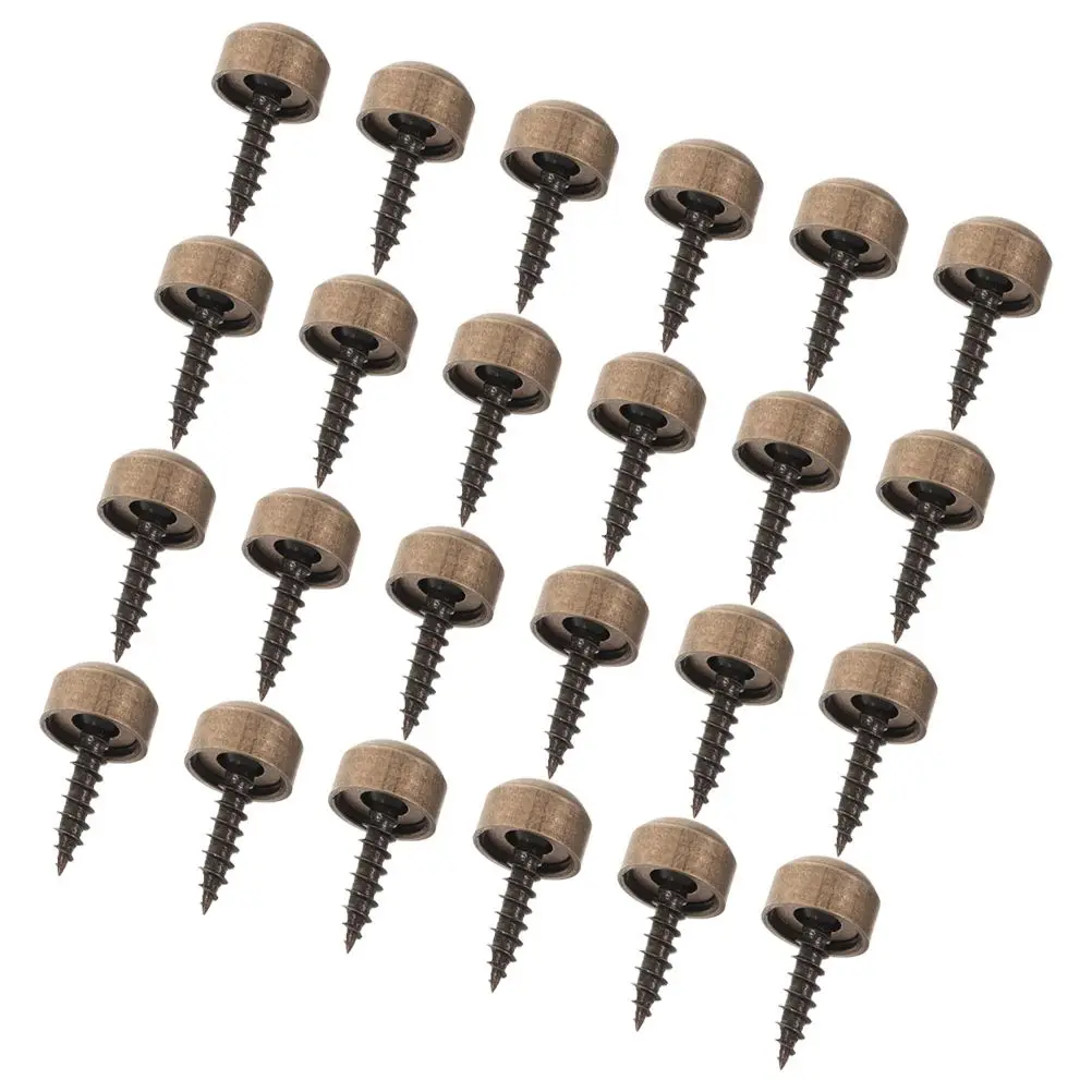 24 Pcs Decorative Cap Screws 9mm Self Tapping Copper Color Mirror Wall Mounting Furniture Renovation Screw Cover Protective
24 Pcs Decorative Cap Screws 9mm Self Tapping Copper Color Mirror Wall Mounting Furniture Renovation Screw Cover Protective
