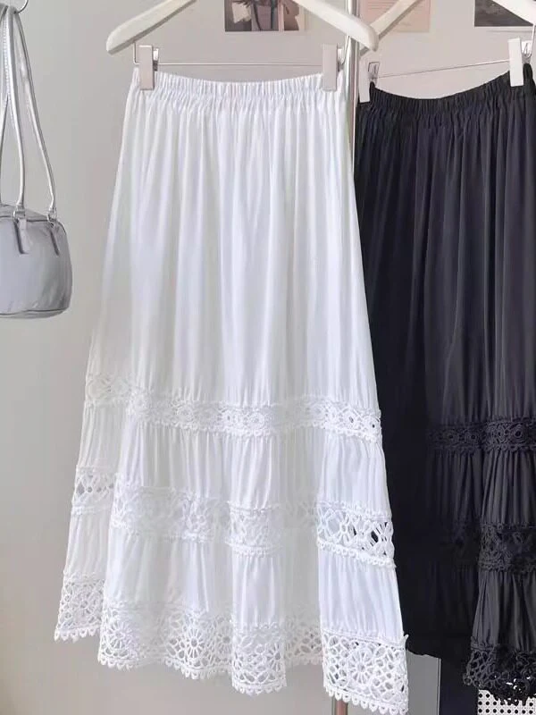Heavy Embroidery Hollow out A-Line Long Skirt Women Summer plus Size 300 Pounds Large Size Slim High Waist Drapey Skirt
Heavy Embroidery Hollow out A-Line Long Skirt Women Summer plus Size 300 Pounds Large Size Slim High Waist Drapey Skirt
