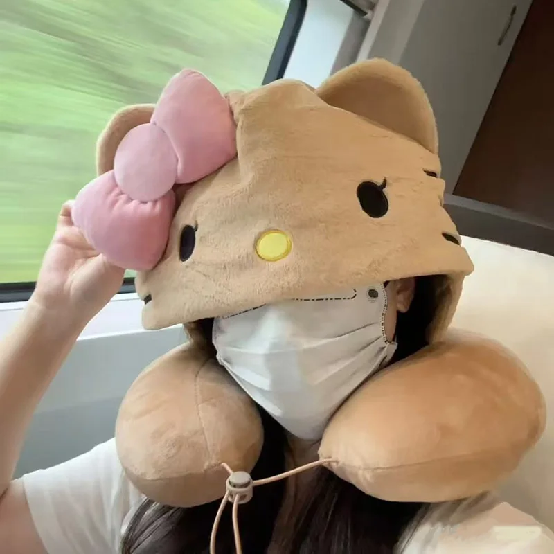Hello Kitty U Shaped Pillow Cute Style Travel Hat Cartoon Hood Pillow Portable Anti Fatigue Comfort Neck Pillow
Hello Kitty U Shaped Pillow Cute Style Travel Hat Cartoon Hood Pillow Portable Anti Fatigue Comfort Neck Pillow