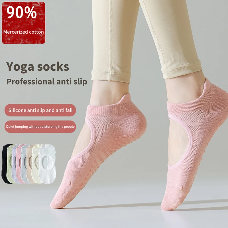 1Pair Women Pilates Socks Backless Anti-Slip Breathable Yoga Socks Ankle Ladies Ballet Dance Sports Socks For Fitness Gym
1Pair Women Pilates Socks Backless Anti-Slip Breathable Yoga Socks Ankle Ladies Ballet Dance Sports Socks For Fitness Gym