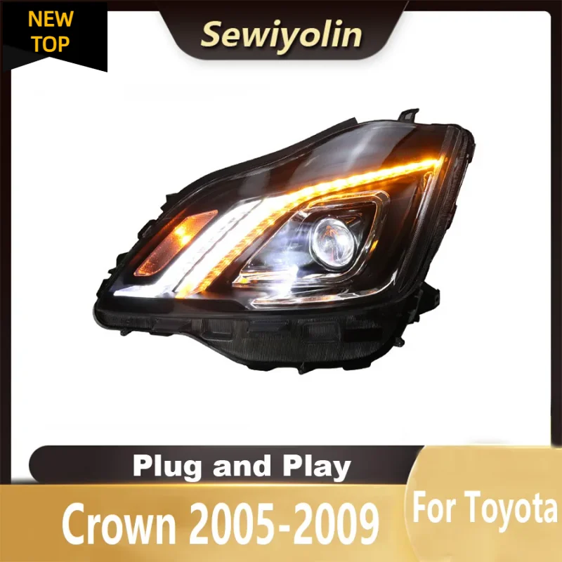 For Toyota Crown 2005-2009 Car LED Headlight Auto Head lamp Reverse Brake Fog Front lights DRL Plug and Play IP67 2pcs/Set
For Toyota Crown 2005-2009 Car LED Headlight Auto Head lamp Reverse Brake Fog Front lights DRL Plug and Play IP67 2pcs/Set