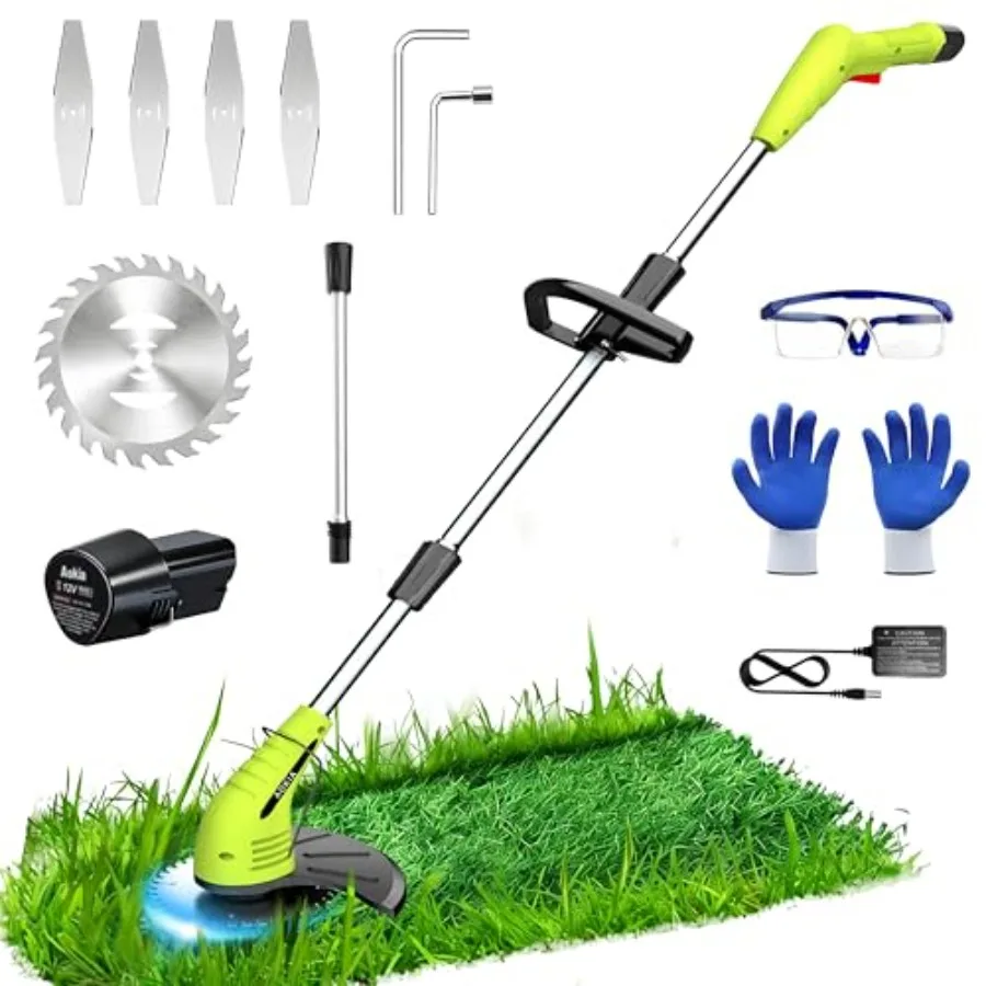 Electric Wacker Cordless 12V Battery Powered Eater Cordless with Adjustable Pole inch Lightweight Grass Trimmer Cutter/Edger/Mo
Electric Wacker Cordless 12V Battery Powered Eater Cordless with Adjustable Pole inch Lightweight Grass Trimmer Cutter/Edger/Mo