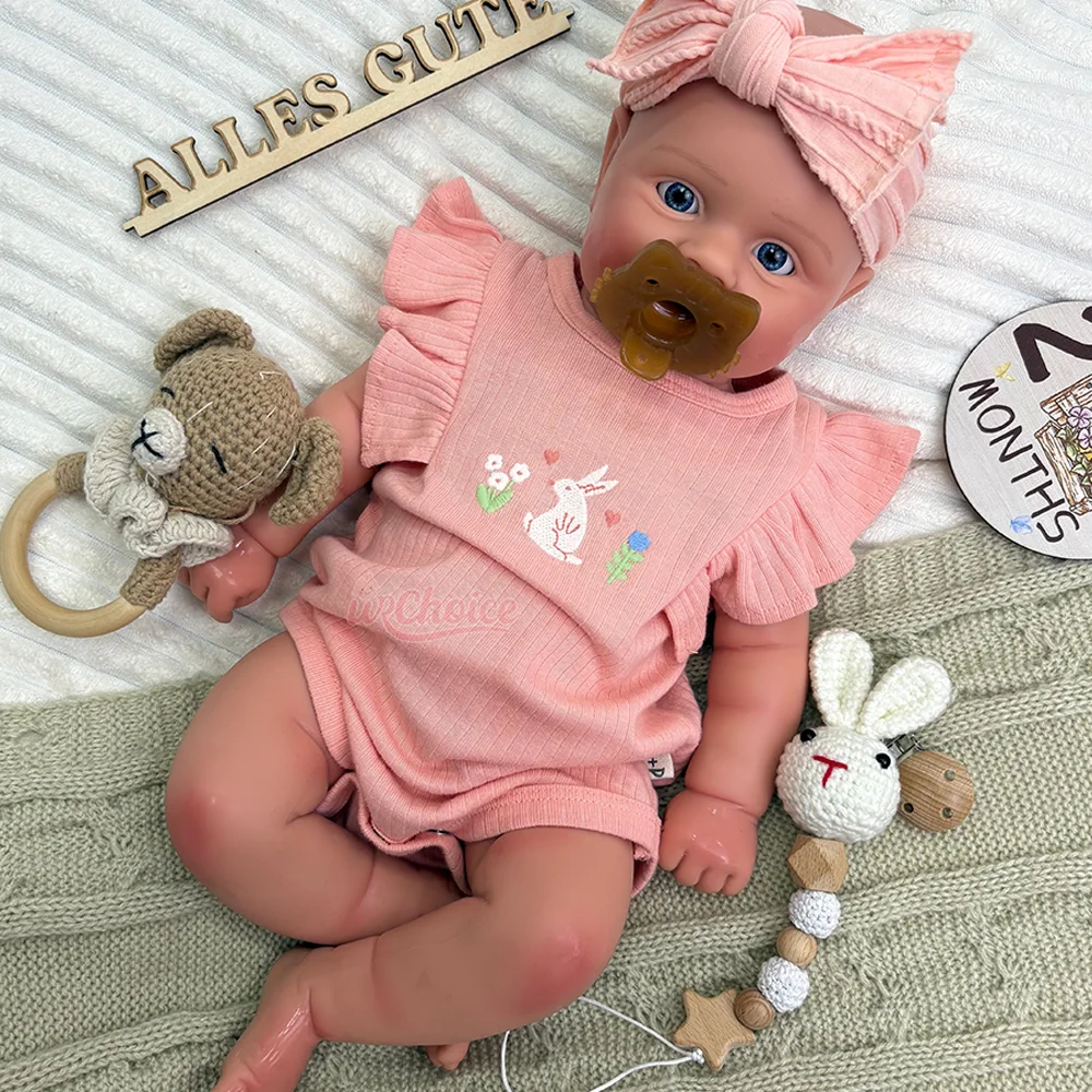 Maddie 20Inch Adorable Silicone Reborn Baby Girl Handmade Open Mouth Reborn Doll Weighted Soft Realistic Newborn For Easter Gift
Maddie 20Inch Adorable Silicone Reborn Baby Girl Handmade Open Mouth Reborn Doll Weighted Soft Realistic Newborn For Easter Gift