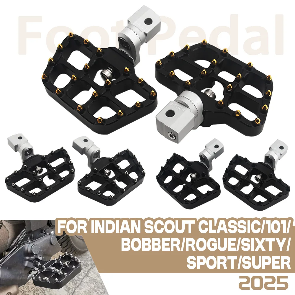 Motorcycle Front Foot Rests Foot Pegs Adjustable Wide Footpegs Fit For Indian Scout 101 Scout Sixty Classic Limited Bobber 2025
Motorcycle Front Foot Rests Foot Pegs Adjustable Wide Footpegs Fit For Indian Scout 101 Scout Sixty Classic Limited Bobber 2025